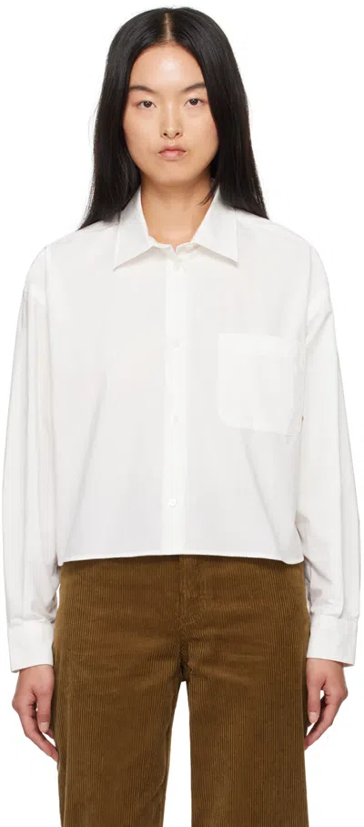 Apc White Sophia Shirt In Aab White