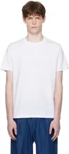 Apc White Standard 'a.p.c.' Brodée T-shirt In White