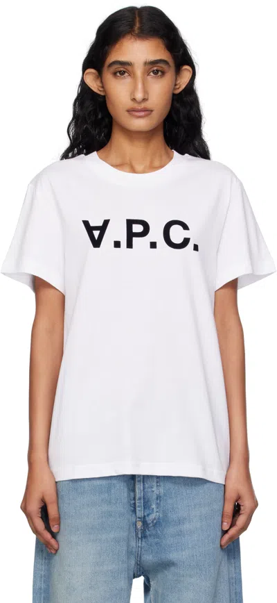 APC WHITE STANDARD GRAND 'VPC' T-SHIRT