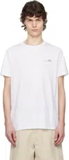 Apc T-shirt A.p.c. Men Color White In Tag White/black