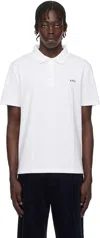 Apc White Standard Polo In Aab White