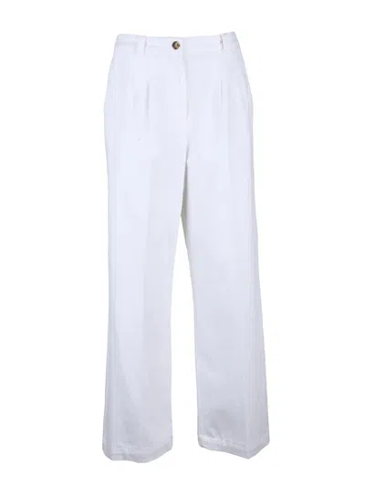 A.p.c. White Straight-leg Jeans