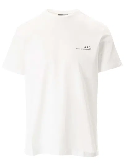 Apc White T-shirt With Mini Logo A.p.c.