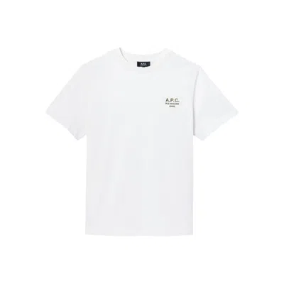 APC A.P.C. WHITE T-SHIRTS & VESTS - T-SHIRTS MEN