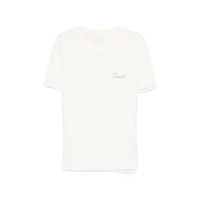 Apc A.p.c. White T-shirts & Vests - T-shirts Men