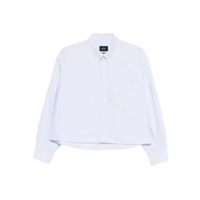 A.p.c. White Tops - Shirts Women In Multi