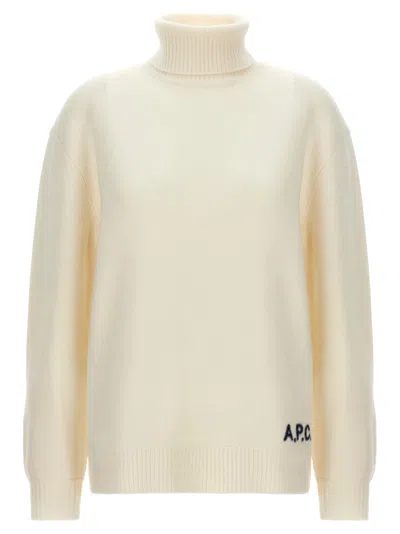 APC A. P.C. WOMEN WHITE WALTER SWEATER, S LUXURY SWEATERS & KNITWEAR FOR WOMEN DARVEYS