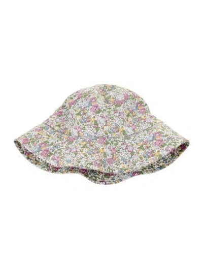 Pre-owned A.p.c. White With Floral Print Cotton Bucket Hat