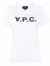 Apc A.p.c. Logo Print T In White