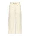 Apc Drawstring Cropped Pants A.p.c. In White