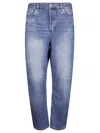 Apc A.p.c. Wide-leg Five-pocket Jeans In Blue