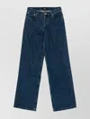 Apc Wide-leg Organic Cotton Jeans In Blue