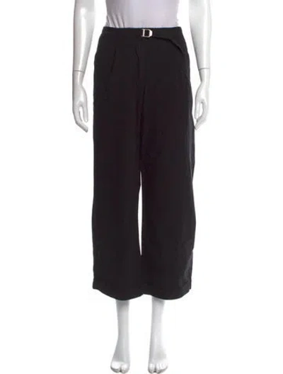 Pre-owned A.p.c. Wide Leg Pants In Black