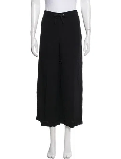 Pre-owned A.p.c. Wide Leg Pants In Black