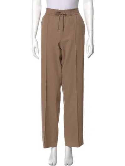 Pre-owned Apc Wide Leg Pants In Brown