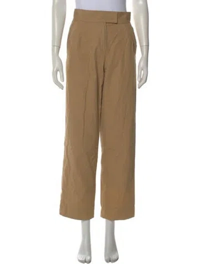 Pre-owned A.p.c. Wide Leg Pants In Brown