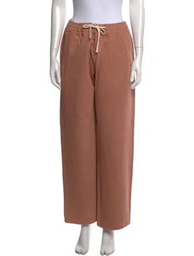 Pre-owned A.p.c. Wide Leg Pants In Brown