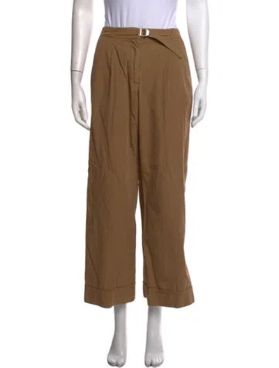 Pre-owned A.p.c. Wide Leg Pants In Brown