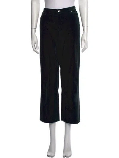 Pre-owned Apc Wide Leg Pants In Green