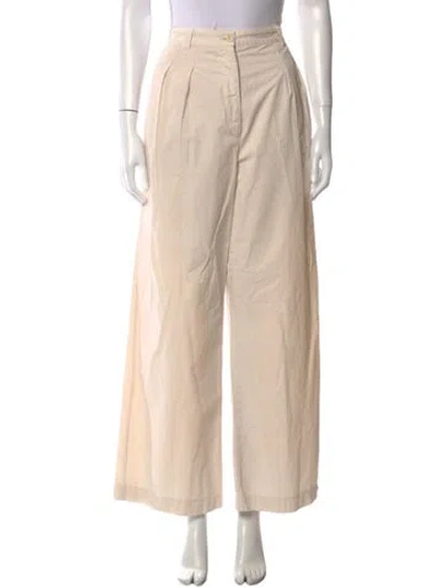 Pre-owned Apc Wide Leg Pants In Neutral