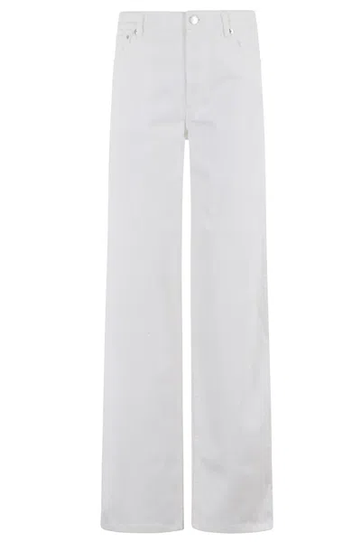 APC A.P.C. WIDE-LEG WHITE JEANS