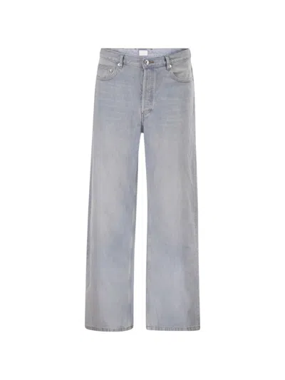 Apc Wide-leg Jeans In Blue