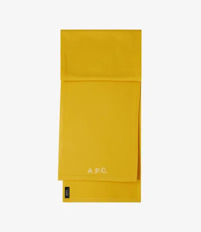 Apc William Scarf One Size Yellow