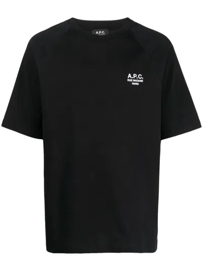 APC WILLY LOGO-EMBROIDERED COTTON T-SHIRT