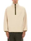 Apc Island Fleece Sweater With Contrast Detailing