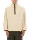 Apc Island Fleece Sweater With Contrast Detailing