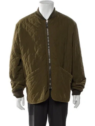 Pre-owned A.p.c. Windbreaker In Green