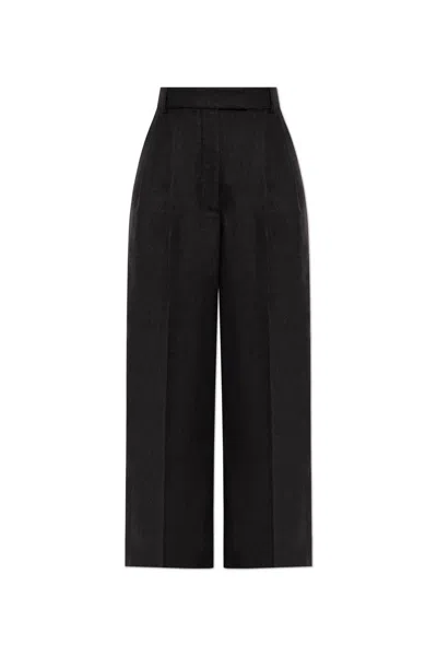 Apc Woarx Wide-leg Trousers In Black