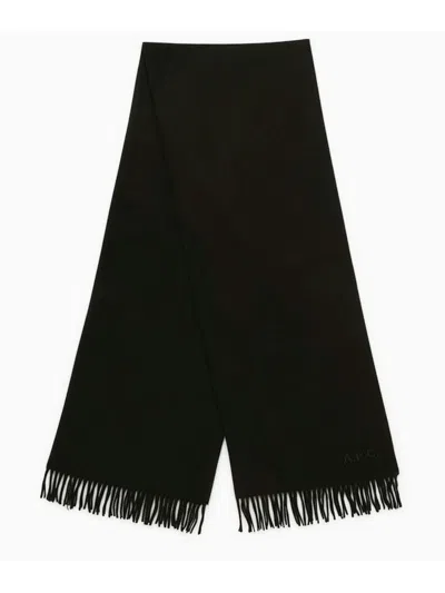 APC WOMEN'S ALIX BRODÃ©E VIRGIN WOOL SCARF