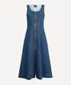 Apc Indigo Ally Denim Midi Dress