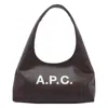 Apc A.p.c. Women Baby Ninon Shoulder Bag In Brown