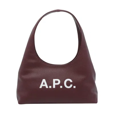 Apc A.p.c. Women Baby Ninon Shoulder Bag In Purple