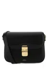 Apc A.p.c. Women Black Leather Small Grace Crossbody Bag In Black