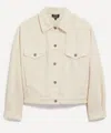 Apc Jacke A. P.c. Damen Farbe Weiss