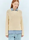 Apc A.p.c. Women Cotton-blend Sweater In Neutral