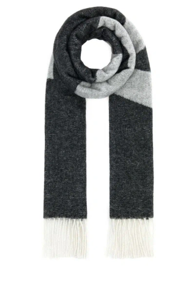 Apc A.p.c. Women Dark Grey Wool Blend Malo Scarf