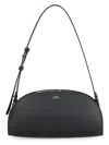 Apc Mini Demi-lune Structured Shoulder Handbag In Black