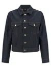 Apc Denim Dion Jacket Chest Pockets Tabs In Blue