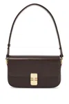 Apc Grace Baguette Shoulder Bag In Brown