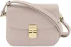 Apc Grace Mini Bag Women Grey In Leather In Mixed Colours