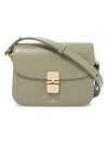 Apc Shoulder Bag A. P.c. Woman Color Charcoal In Verde