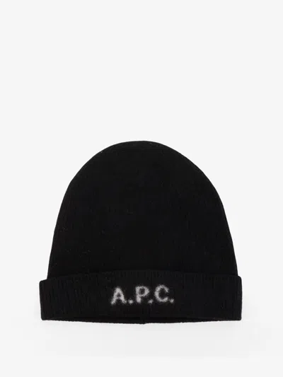 Apc A.p.c. Women Harry Virgin Wool Hat In Black