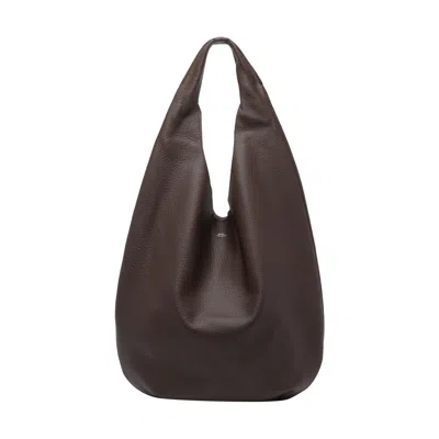 Apc A.p.c. Women Le Neige Shoulder Bag In Brown