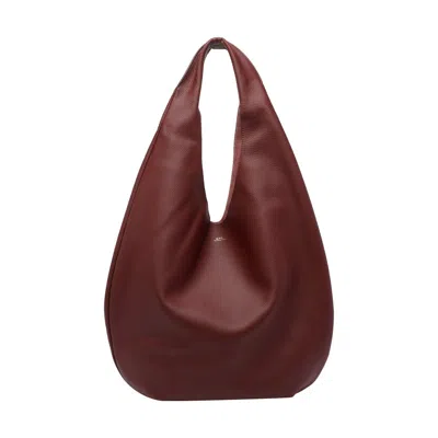 Apc A.p.c. Women Le Neige Shoulder Bag In Red