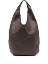 Apc A.p.c. Le Neige Shopper Bag - Leather - Brown In Brown