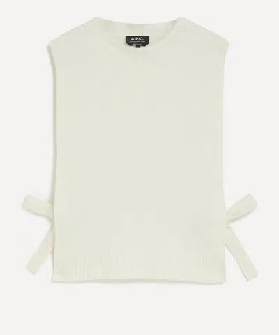 Apc A.p.c. Women's Margot Merino Wool Knitted Vest
